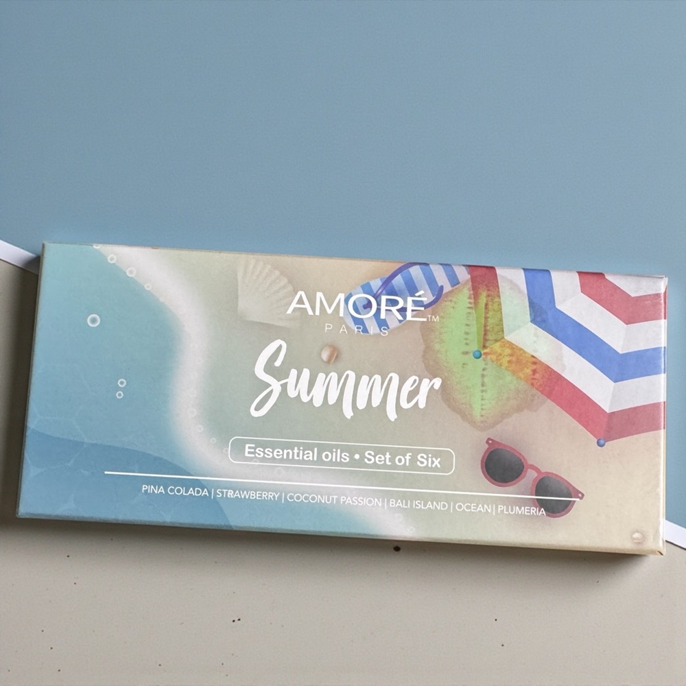 Amore Paris Summer Essential Oil Set Tropical Scents